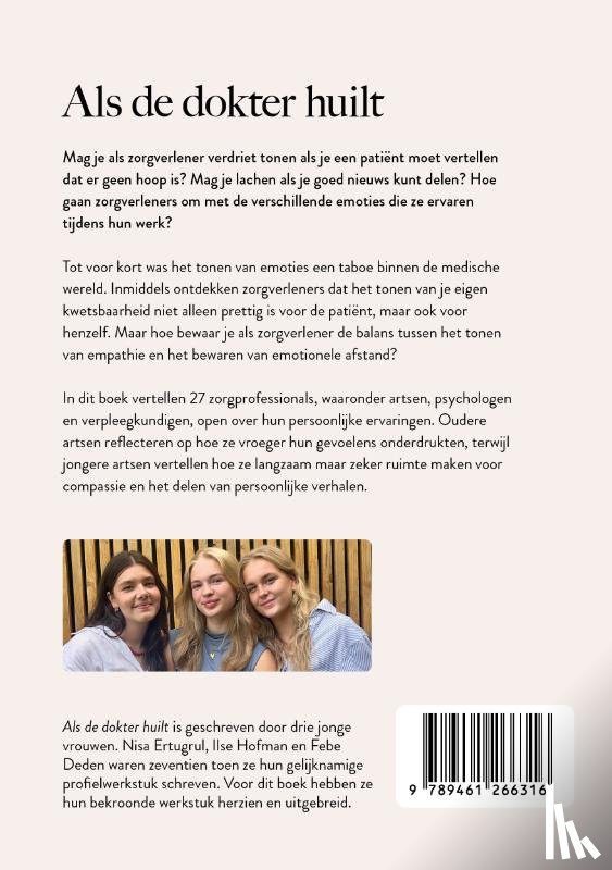 Ertugrul, Nisa, Hofman, Ilse, Deden, Febe - Als de dokter huilt