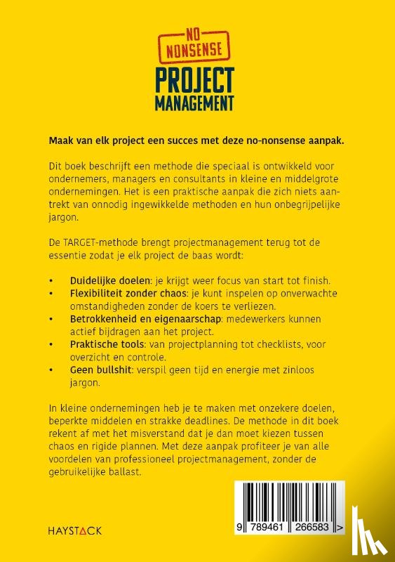 Kieft, Tim - No-nonsense projectmanagement