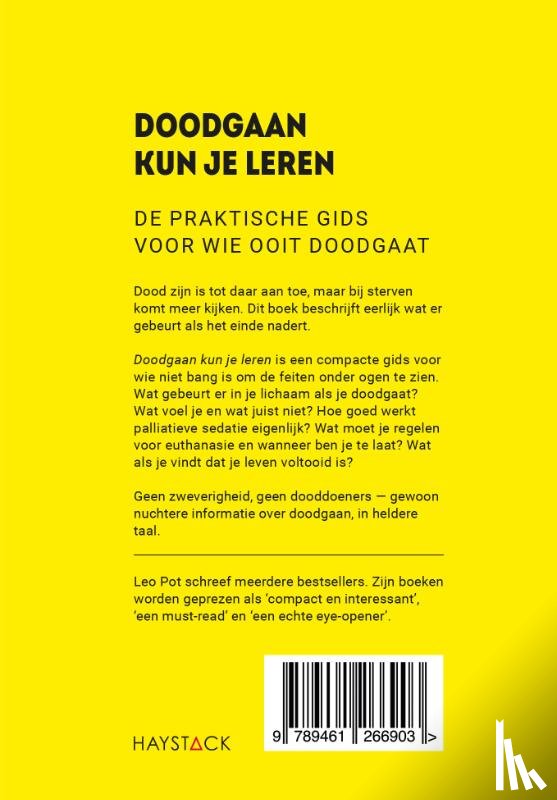 Pot, Leo - Doodgaan kun je leren