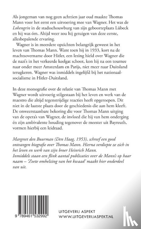 Buurman, Margreet den - Thomas Mann en Wagner