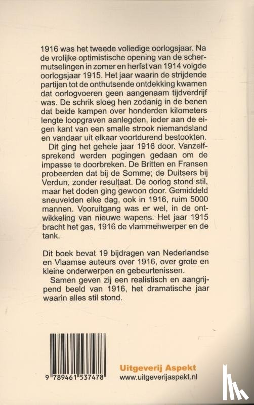Linden, Henk van der, Pierik, Perry - Het dramatische jaar 1916
