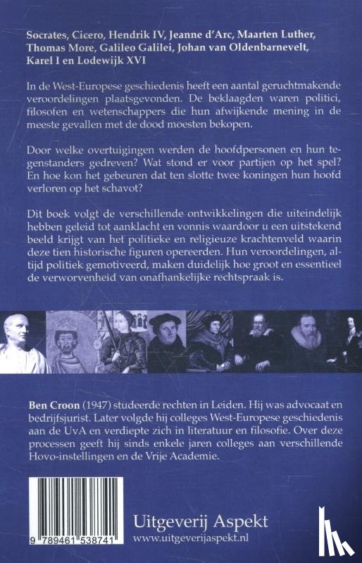 Croon, Ben - Van Gifbeker tot guillotine