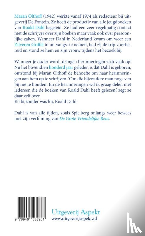 Olthoff, Maran - Herinneringen aan de onvergetelijke Roald Dahl