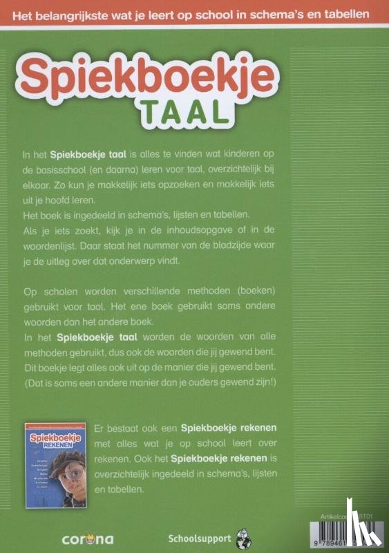 Garde, Gerard van de - Spiekboekje Taal