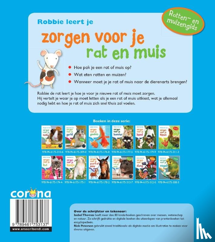 Thomas, Isabel - Robbie leert je zorgen voor je rat en muis