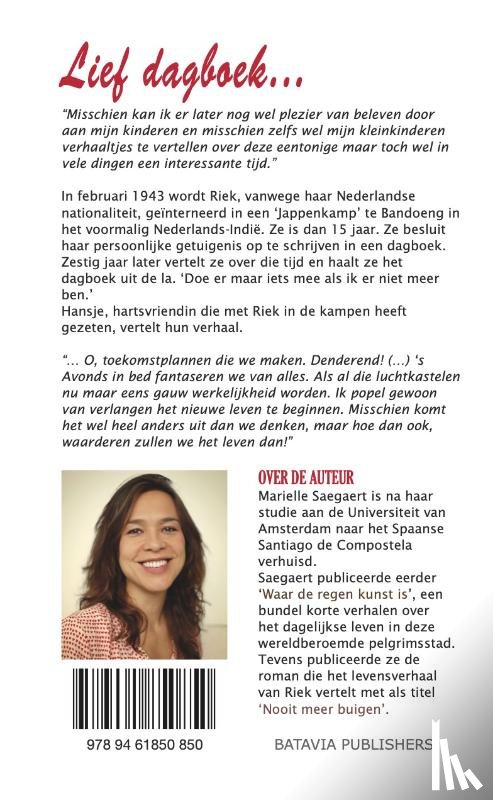 Saegaert, Marielle - Lief dagboek