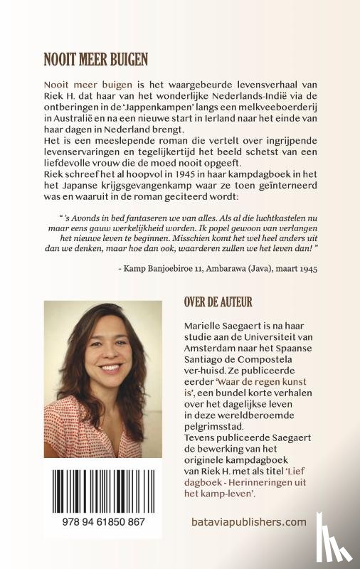 Saegaert, Marielle - Nooit meer buigen