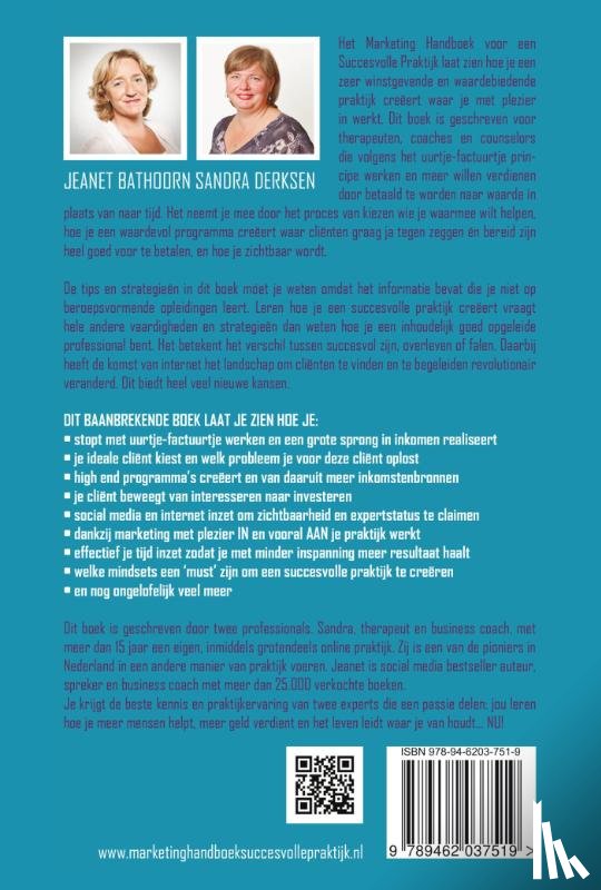 Bathoorn, Jeanet, Derksen, Sandra - Marketing handboek voor een succesvolle praktijk