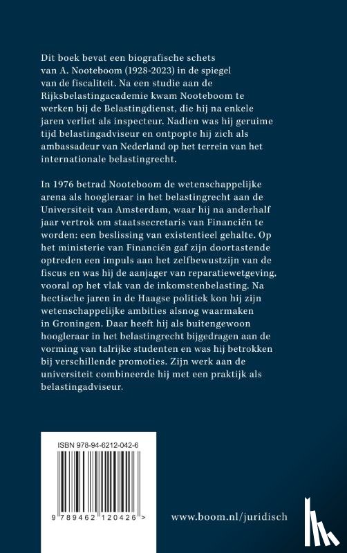 Pieterse, L.J.A. - Over A. Nooteboom (1928-2023)