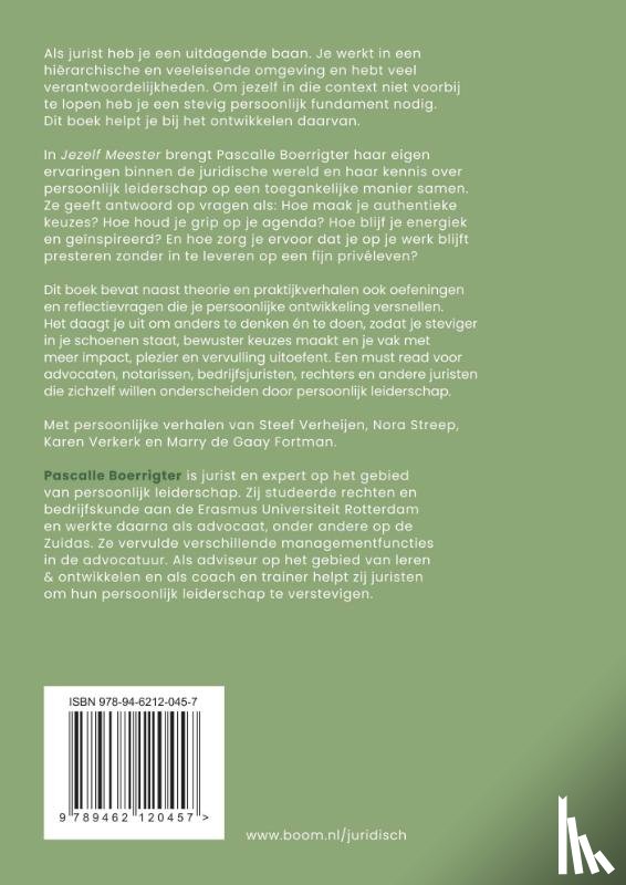 Boerrigter, Pascalle - Jezelf meester