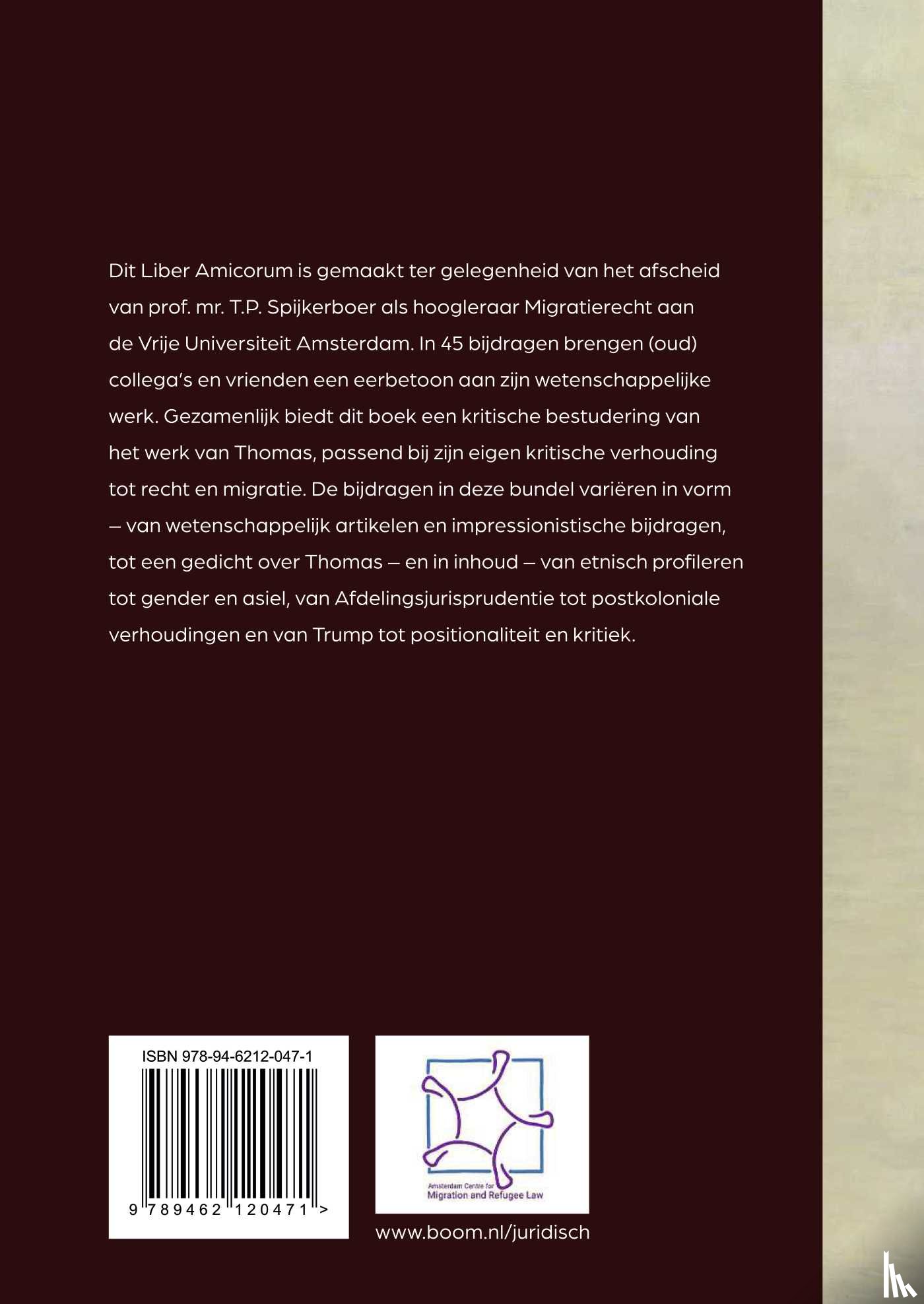  - Critical Spijkerboer Studies