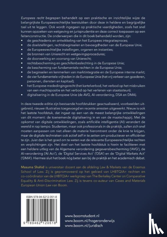 Shahid, Masuma - Europees recht begrepen