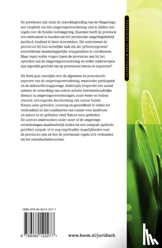  - De omgevingsverordening: een hernieuwd instrument voor regulering van de fysieke leefomgeving