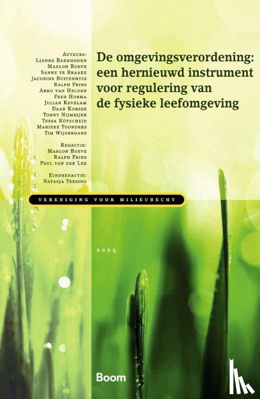  - De omgevingsverordening: een hernieuwd instrument voor regulering van de fysieke leefomgeving