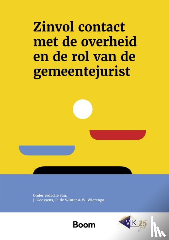  - Zinvol contact met de overheid en de rol van de gemeentejurist