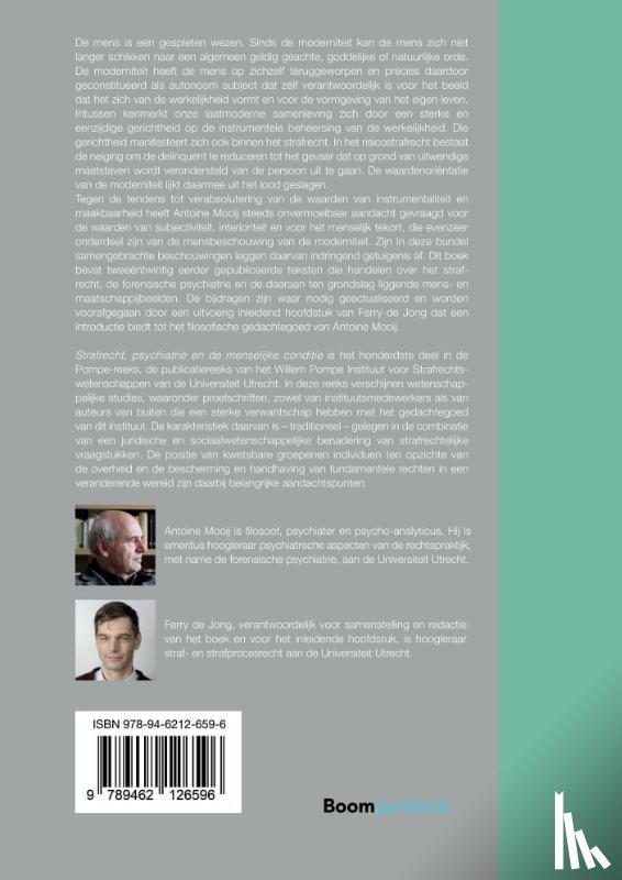 Mooij, Antoine - Strafrecht, psychiatrie en de menselijke conditie
