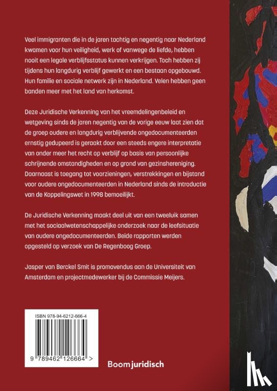 Berckel Smit, Jasper van - Juridische Verkenning van het Recht op Voorzieningen en Verblijf voor Oudere Ongedocumenteerden