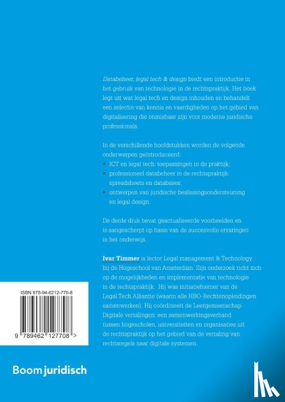 Timmer, Ivar - Databeheer, legal tech & design