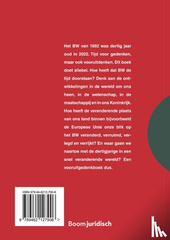  - Vooruitgedenkboek Burgerlijk Wetboek 1992-2022