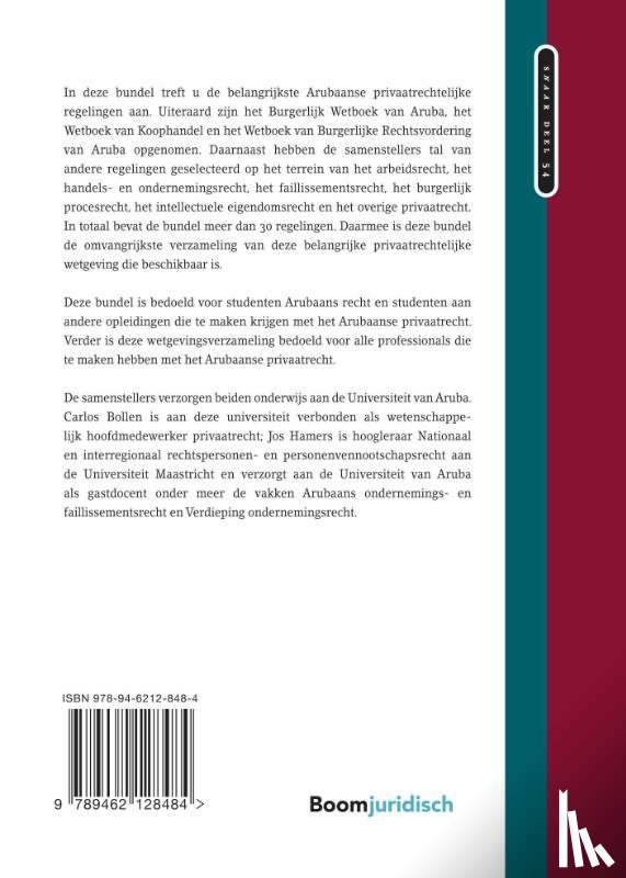 Bollen, C.M.J., Hamers, J.J.A. - Wetgeving Arubaans privaatrecht 2023/2024