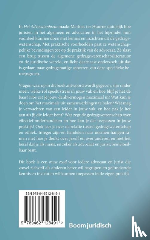 Huurne, Marloes ter - Het advocatenbrein