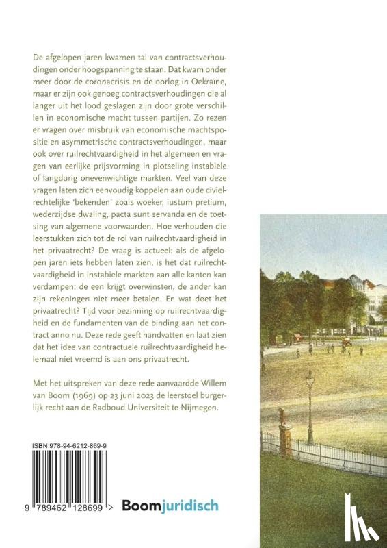 Boom, W.H. van - Ruilrechtvaardigheid en privaatrecht