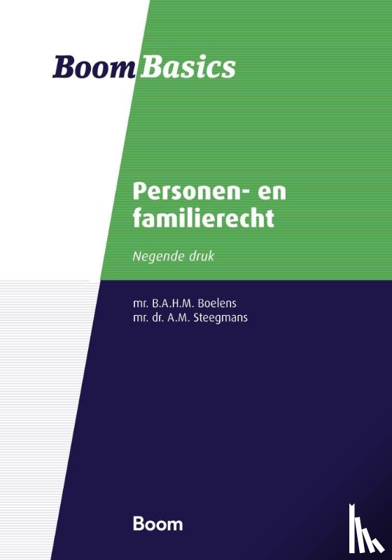 Boelens, B.A.H.M., Steegmans, A.M. - Personen- en familierecht