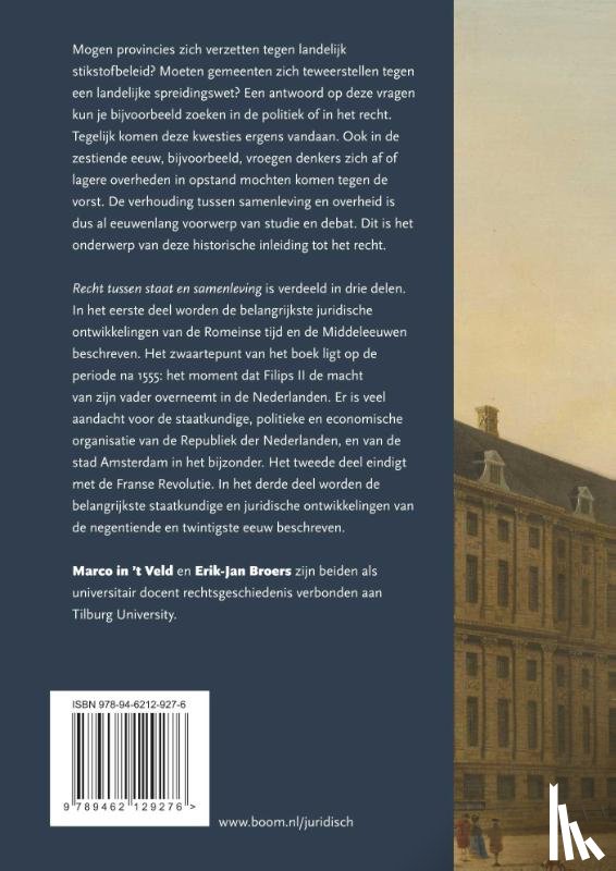 Veld, Marco in 't, Broers, Erik-Jan - Recht tussen staat en samenleving