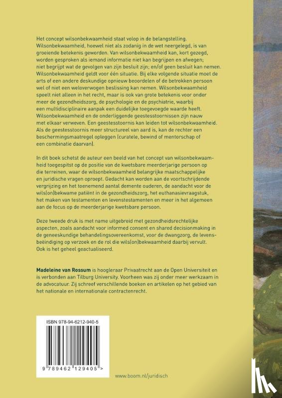 Rossum, M.M. van - Wilsonbekwaamheid in juridisch perspectief