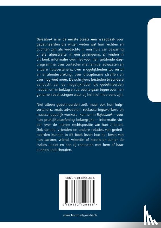 Jonge, Gerard de, Cremers, Hettie, Serrarens, Judith, Struijk, Sanne - Bajesboek