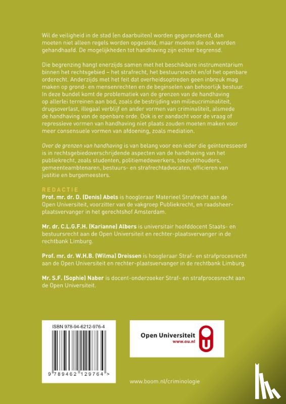  - Over de grenzen van handhaving