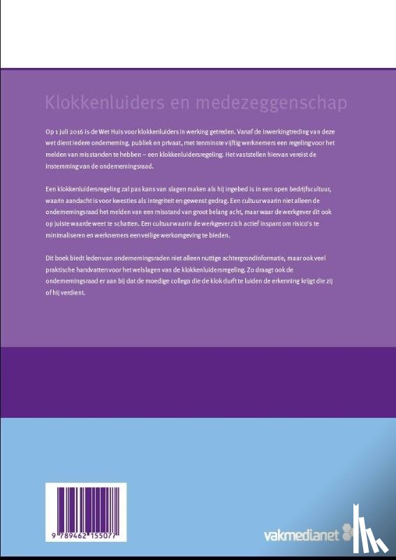  - Klokkenluiders en medezeggenschap