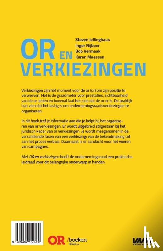 Jellinghaus, Steven, Nijboer, Inger, Vermaak, Bob, Maessen, Karen - OR en verkiezingen