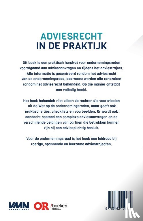 Jellinghaus, Steven, Maessen, Karen, Schwartz, Dennis - Adviesrecht in de praktijk