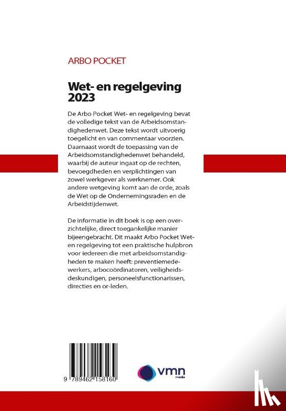 Popma, J.R. - Arbo Pocket Wet- en regelgeving 2023