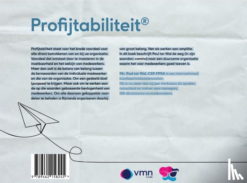 Wal, Paul ter - Profijtabiliteit
