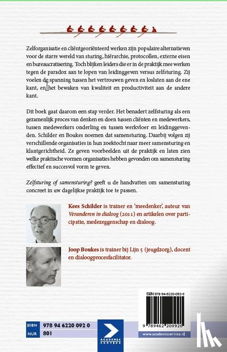 Schilder, Kees, Boukes, Joop - Zelfsturing of samensturing?