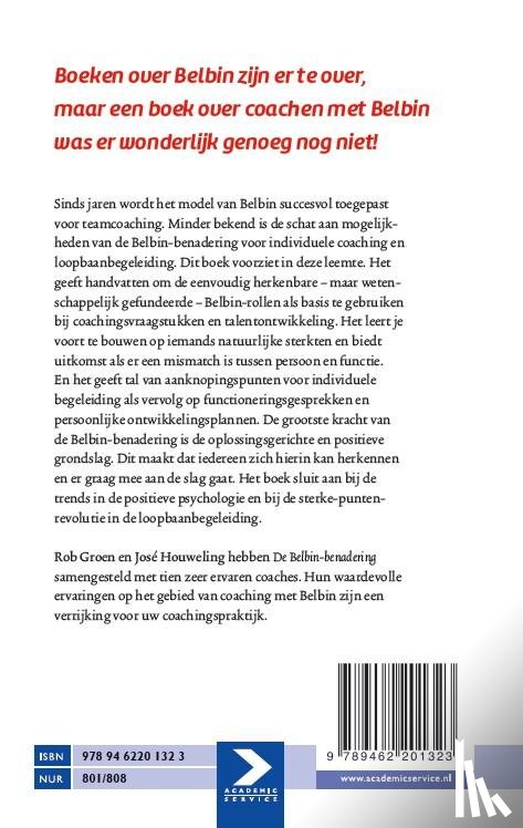Groen, Rob, Houweling, José - De Belbin-benadering