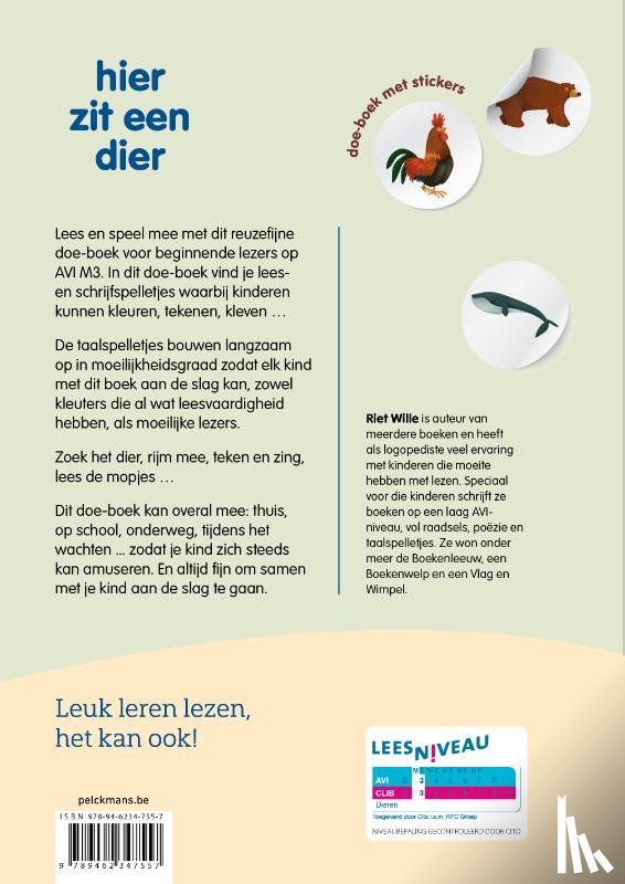 Wille, Riet - hier zit een dier