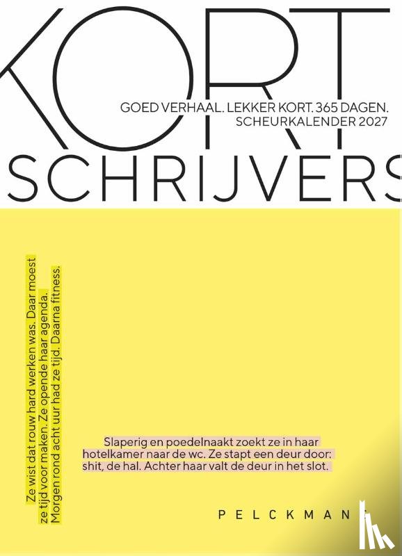 Ikani, Nikki, Mambre, Gisèle, Windey, Sanne, Van der veen, Pam, Zuidhof, Bert, Juffermans, Nina, Van der Molen, Rianne - Kortschrijvers Scheurkalender 2027