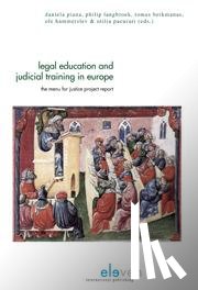  - Legal education and judicial training in Europe