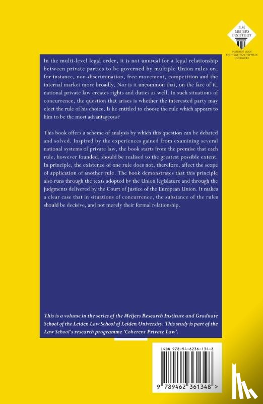 Graaff, Ruben de - Concurrence in European Private Law