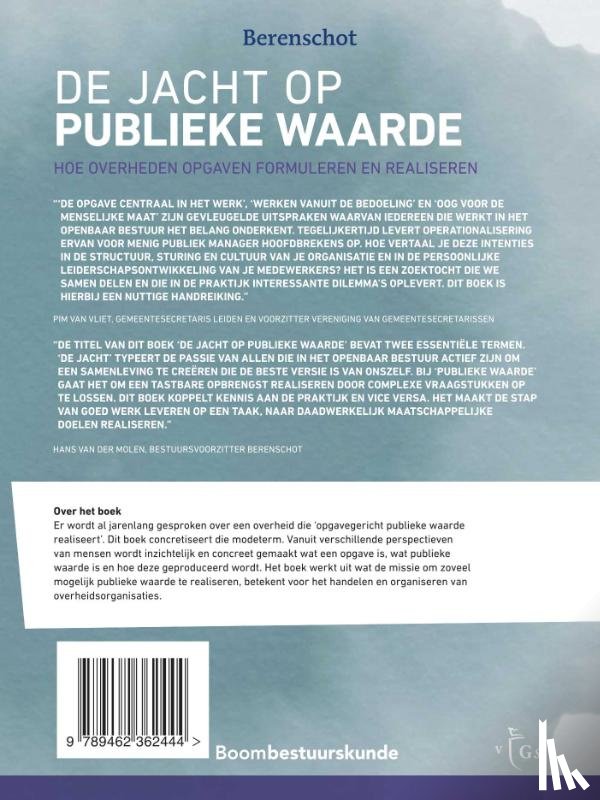 Stolk, Roeland, Wesseling, Henk, Beek, Pepijn van der - De jacht op publieke waarde