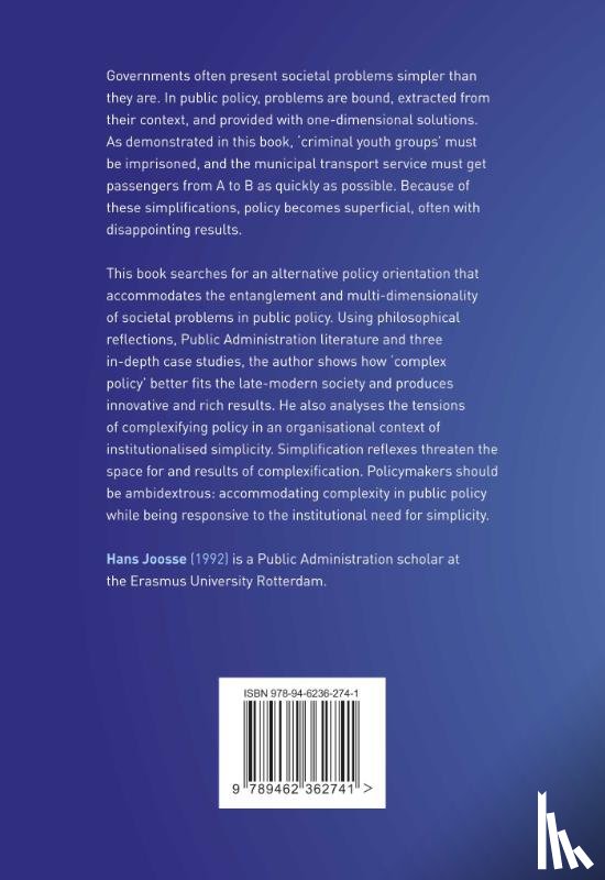 Joosse, Hans - The Quest for Complex Policy