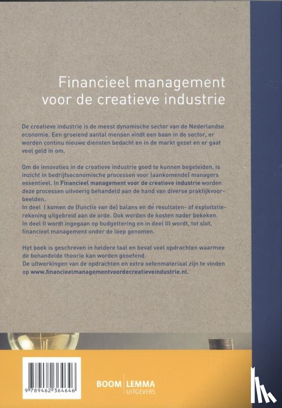 Dijk, André van - Financieel management voor de creatieve industrie