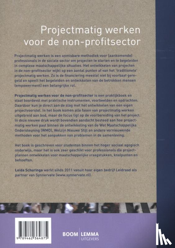 Schuringa, Leida - Projectmatig werken voor de non-profitsector