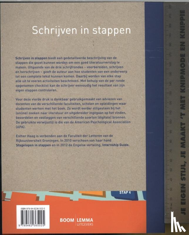 Haag, Esther - Schrijven in stappen