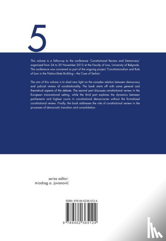  - Constitutional review and democracy