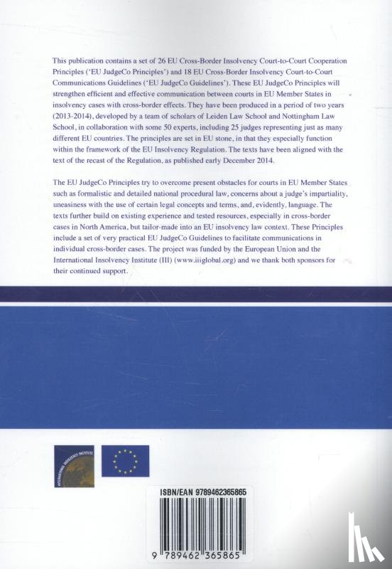  - EU Cross-Border insolvency court-to-court cooperation principles