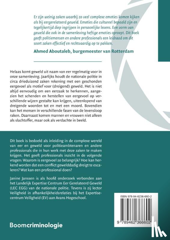 Janssen, Janine - Focus op eer